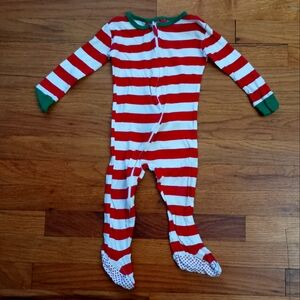 3/$10 🌟 Red White & Green Candy Cane Style Holiday #FamJams 12 Months PJ's